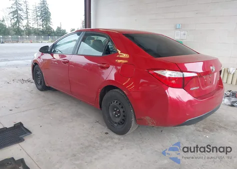 2016 Toyota Corolla Le z USA, uszkodzony, nr VIN 2T1BURHE2GC622651